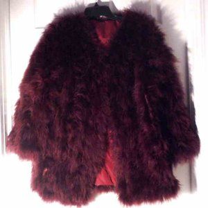 Real Feather Coat